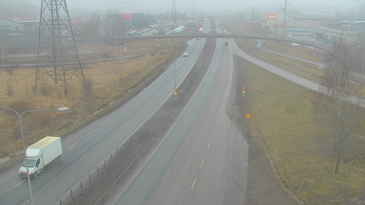 Weather Camera Image Väg 50 Vanda Vichtisvägen, Vantaa, Uusimaa