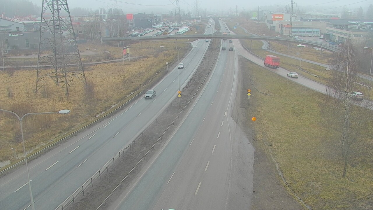 Weather Camera Image Väg 50 Vanda Vichtisvägen, Vantaa, Uusimaa