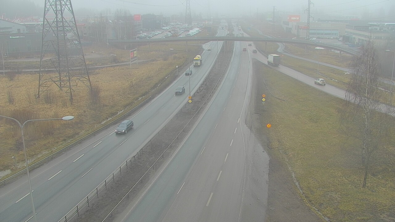 Weather Camera Image Väg 50 Vanda Vichtisvägen, Vantaa, Uusimaa