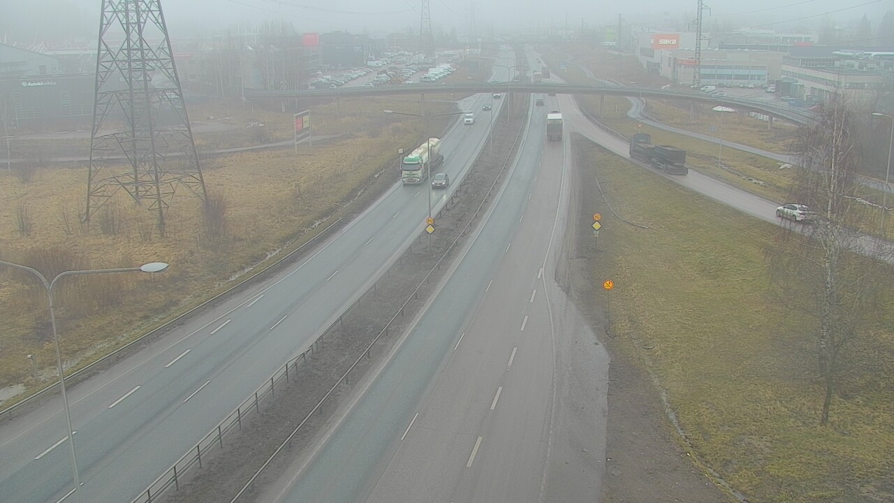 Weather Camera Image Väg 50 Vanda Vichtisvägen, Vantaa, Uusimaa