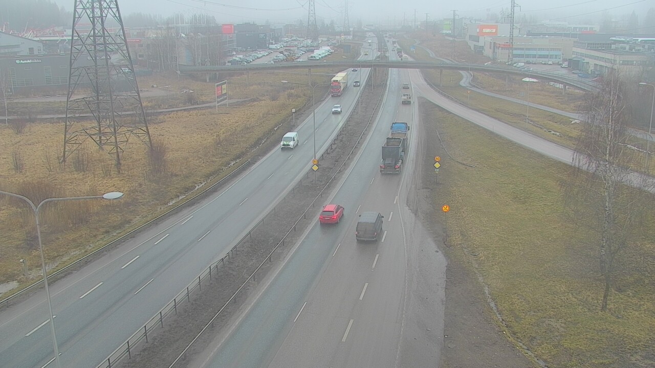 Weather Camera Image Väg 50 Vanda Vichtisvägen, Vantaa, Uusimaa