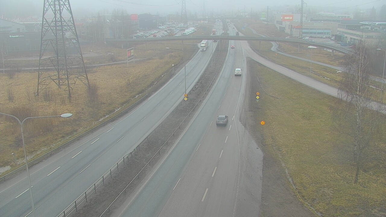 Weather Camera Image Väg 50 Vanda Vichtisvägen, Vantaa, Uusimaa