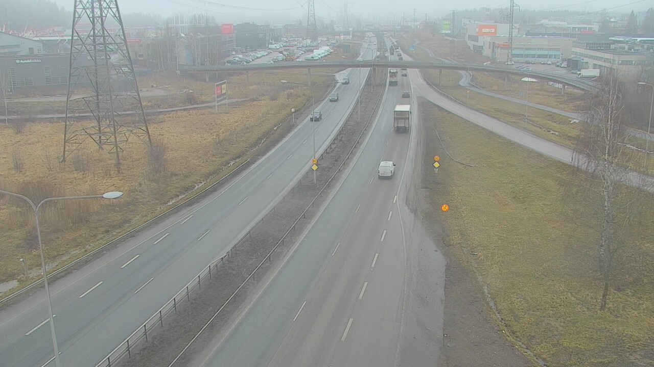 Weather Camera Image Väg 50 Vanda Vichtisvägen, Vantaa, Uusimaa
