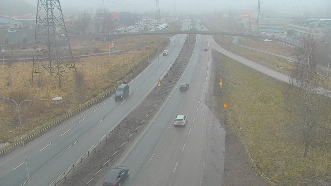 Weather Camera Image Väg 50 Vanda Vichtisvägen, Vantaa, Uusimaa