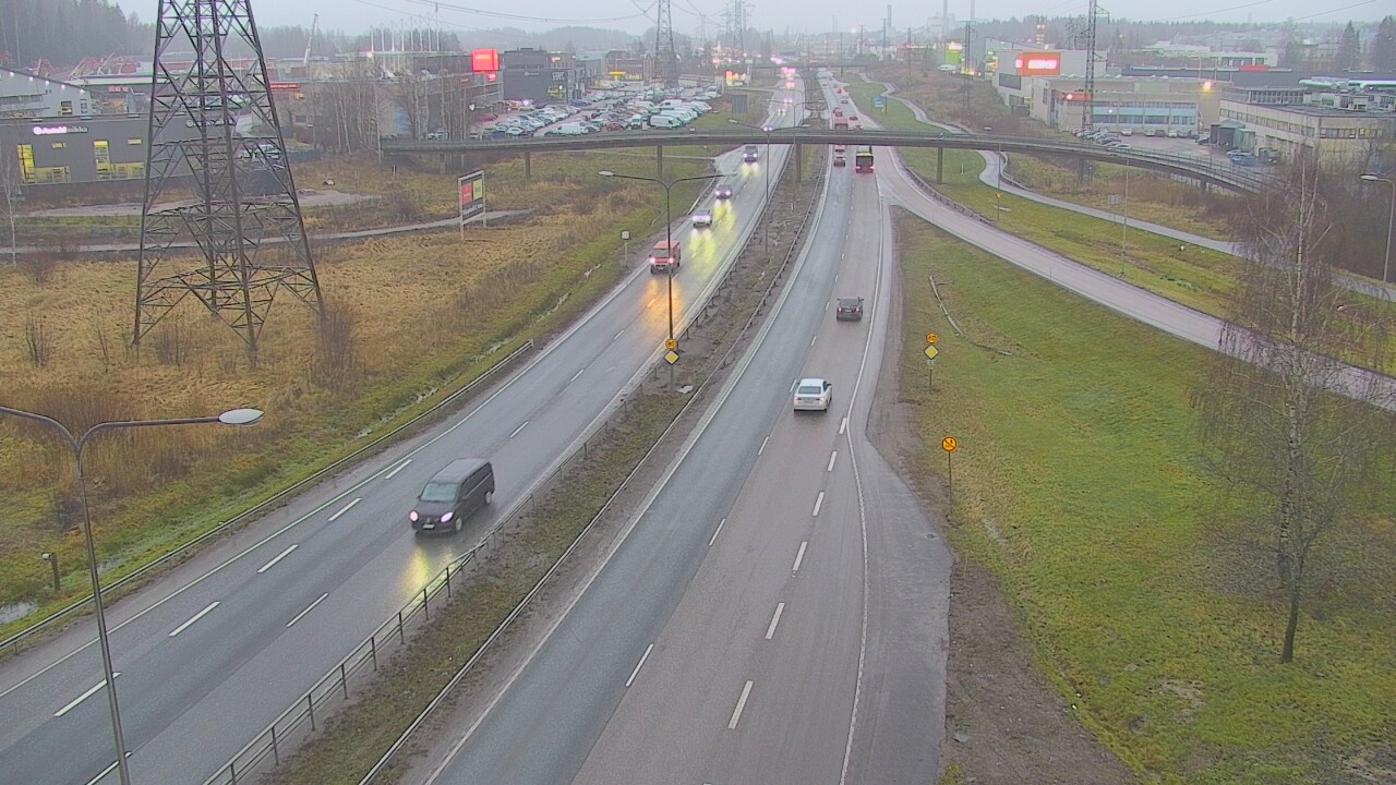 Weather Camera Image Road 50 Vantaa Vihdintie, Vantaa, Uusimaa
