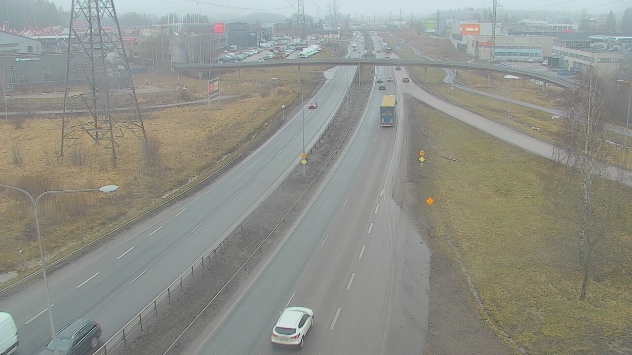 Weather Camera Image Väg 50 Vanda Vichtisvägen, Vantaa, Uusimaa