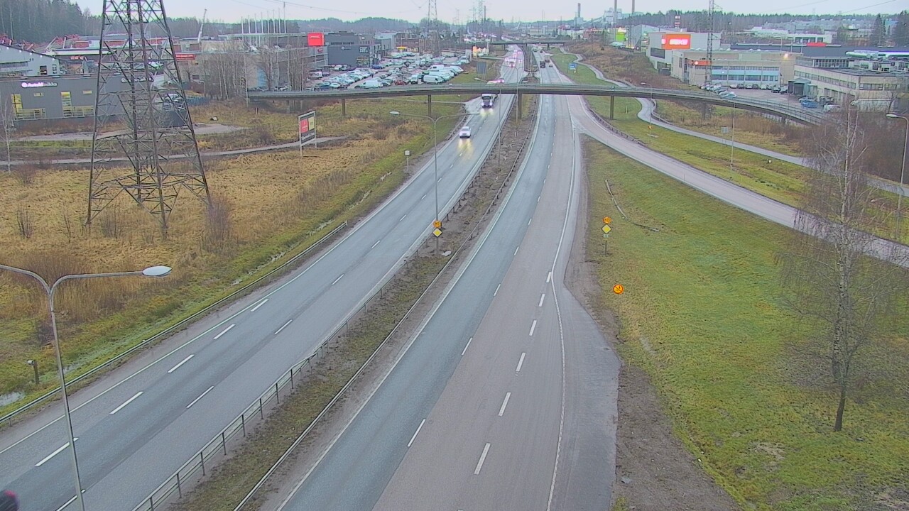 Weather Camera Image Väg 50 Vanda Vichtisvägen, Vantaa, Uusimaa