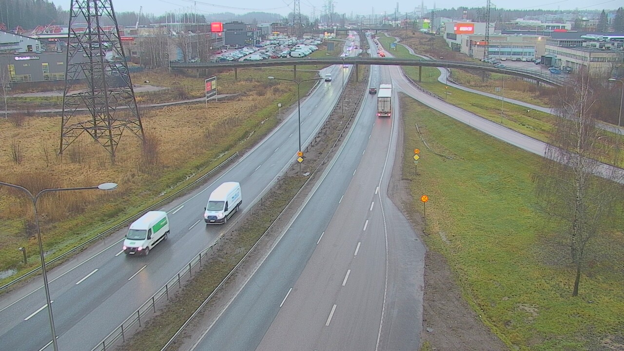 Weather Camera Image Road 50 Vantaa Vihdintie, Vantaa, Uusimaa