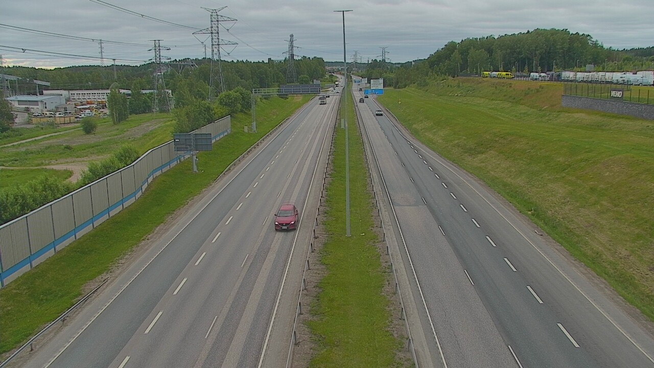 Weather Camera Image Väg 50 Vanda Mårtensdal, Vantaa, Uusimaa