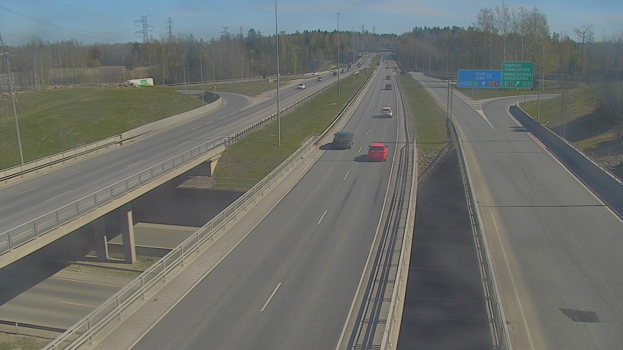 Weather Camera Image Road 50 Vantaa Hämeenlinnanväylä, Vantaa, Uusimaa