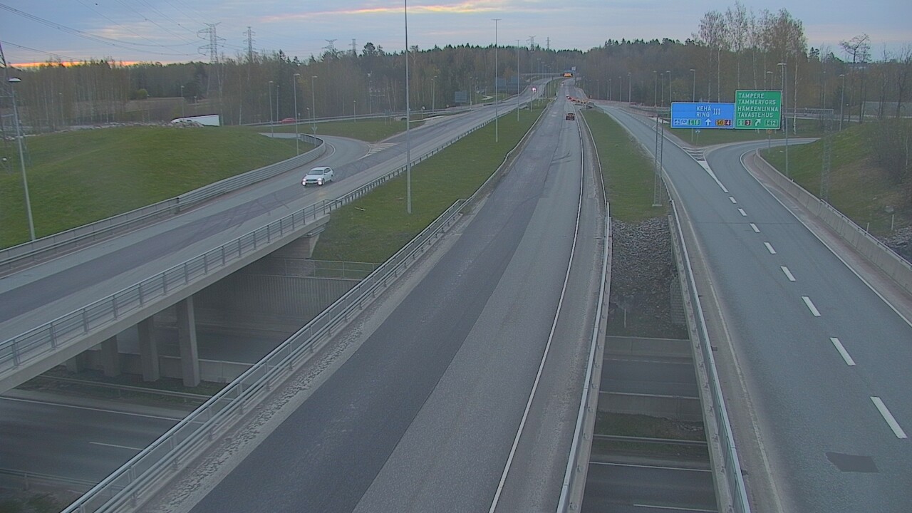 Weather Camera Image Väg 50 Vanda Tavastehusleden, Vantaa, Uusimaa