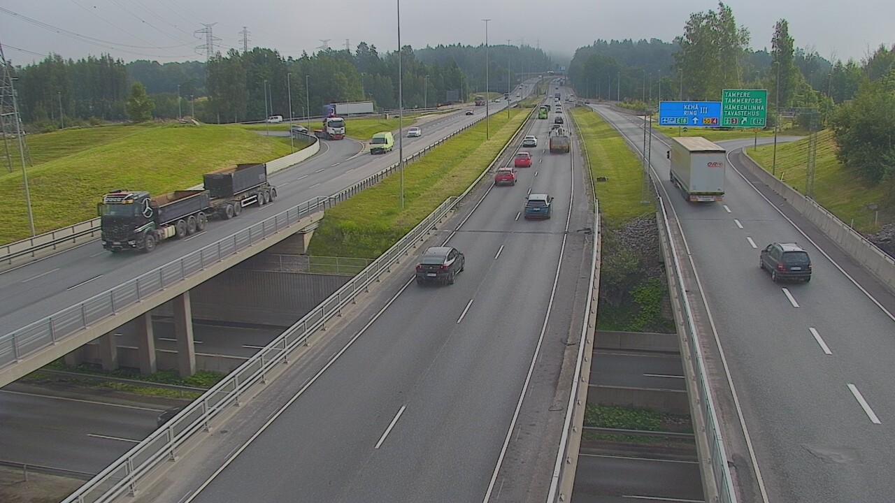 Weather Camera Image Road 50 Vantaa Hämeenlinnanväylä, Vantaa, Uusimaa