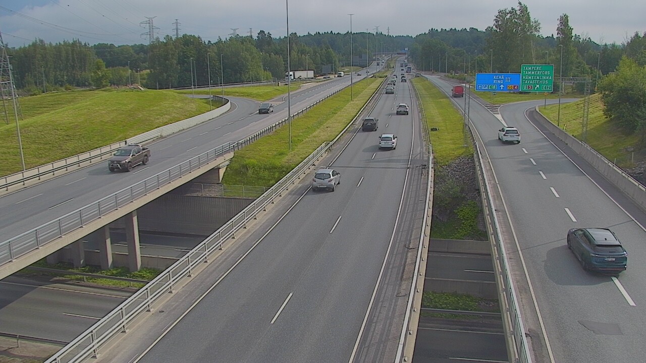 Weather Camera Image Road 50 Vantaa Hämeenlinnanväylä, Vantaa, Uusimaa