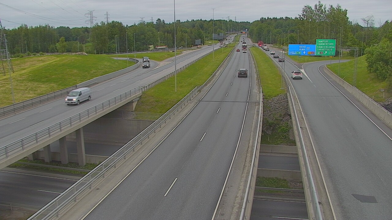 Weather Camera Image Road 50 Vantaa Hämeenlinnanväylä, Vantaa, Uusimaa