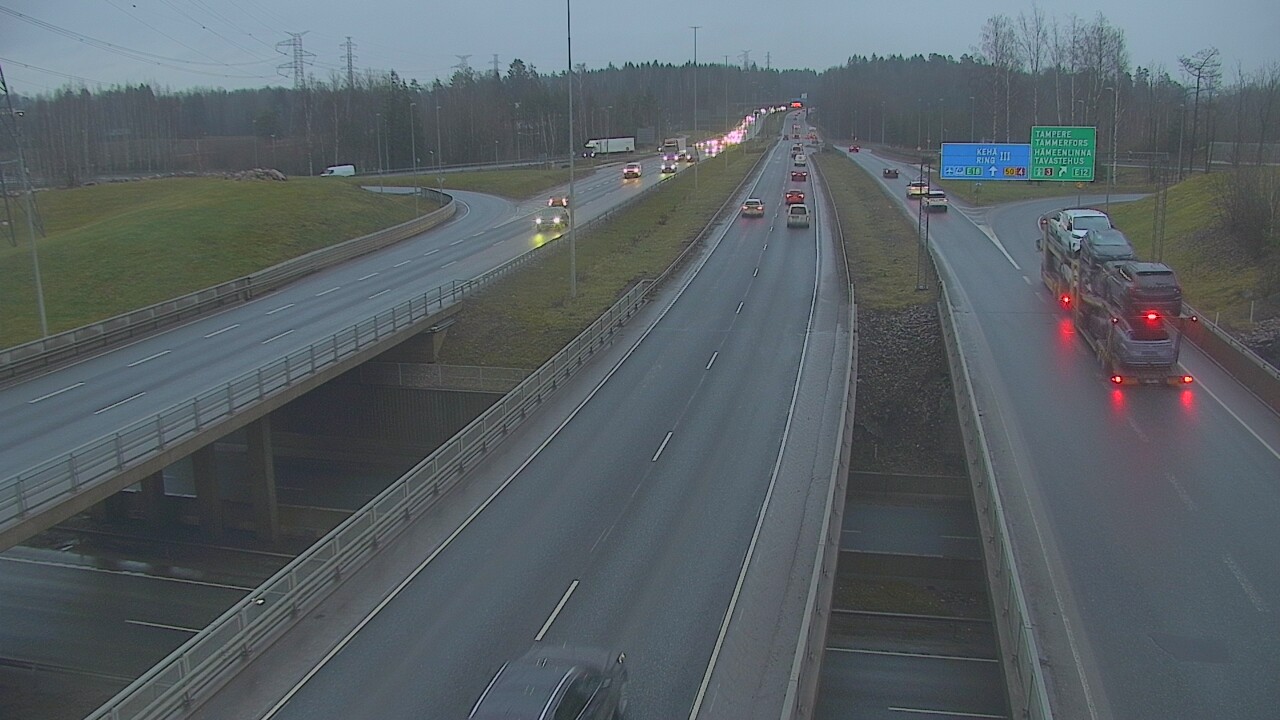 Weather Camera Image Väg 50 Vanda Tavastehusleden, Vantaa, Uusimaa