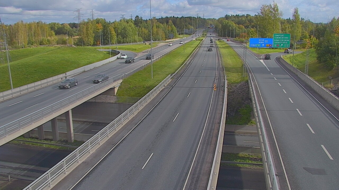 Weather Camera Image Road 50 Vantaa Hämeenlinnanväylä, Vantaa, Uusimaa