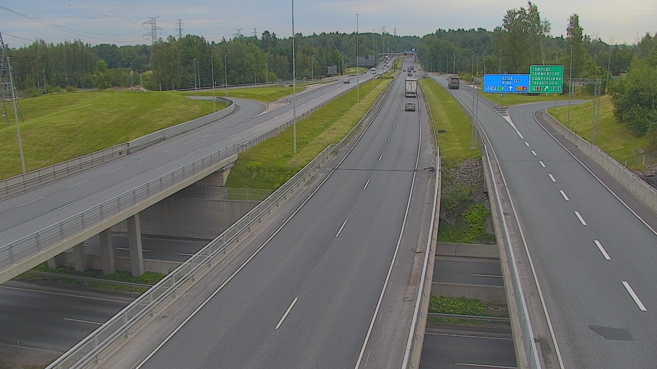 Weather Camera Image Road 50 Vantaa Hämeenlinnanväylä, Vantaa, Uusimaa