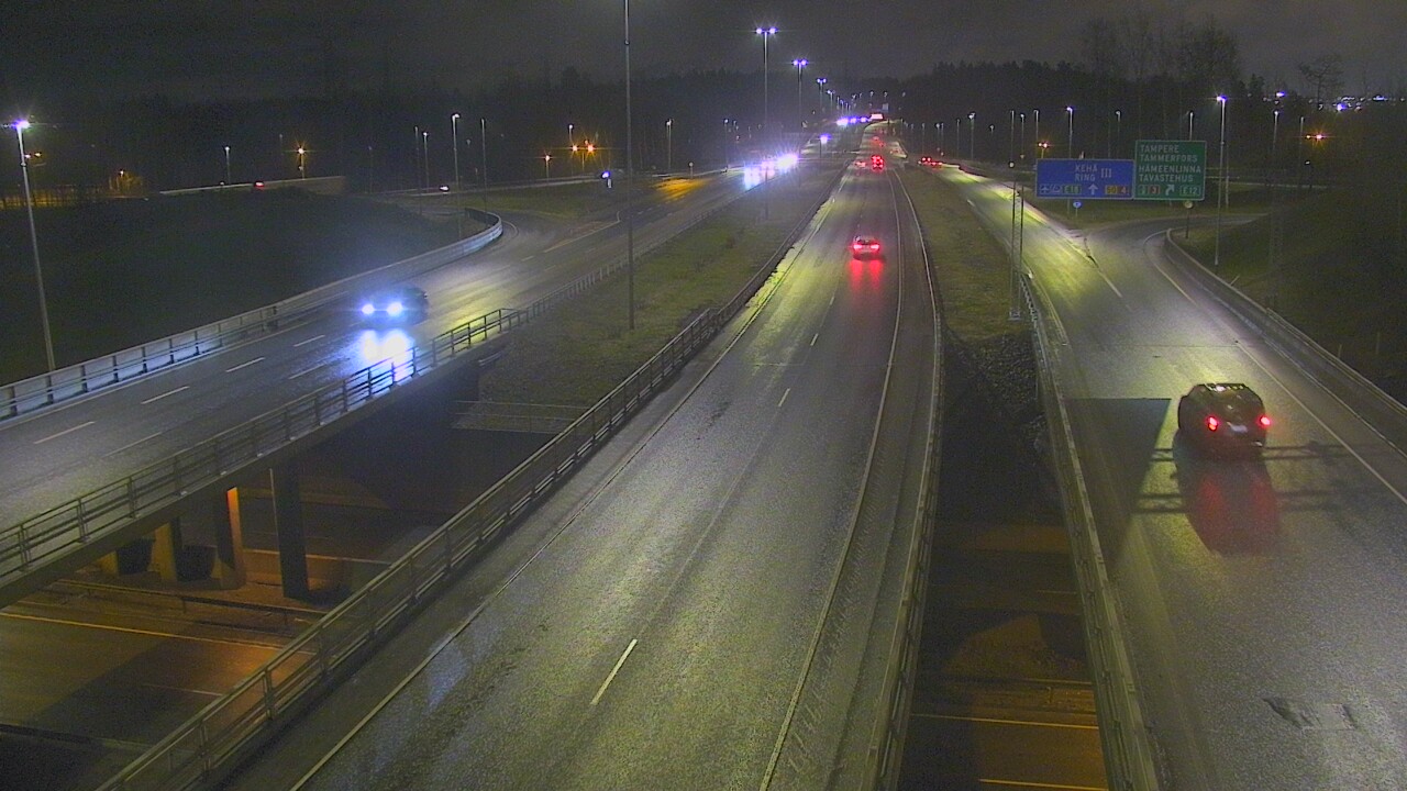 Weather Camera Image Road 50 Vantaa Hämeenlinnanväylä, Vantaa, Uusimaa
