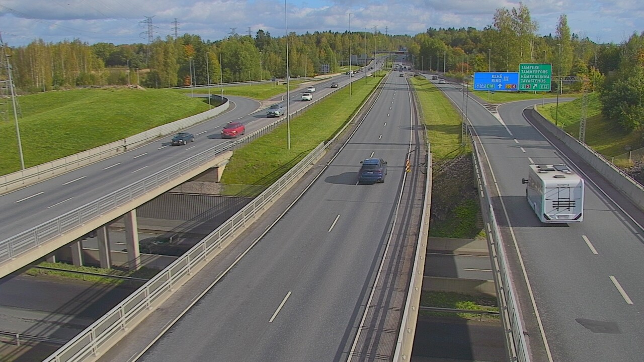 Weather Camera Image Road 50 Vantaa Hämeenlinnanväylä, Vantaa, Uusimaa