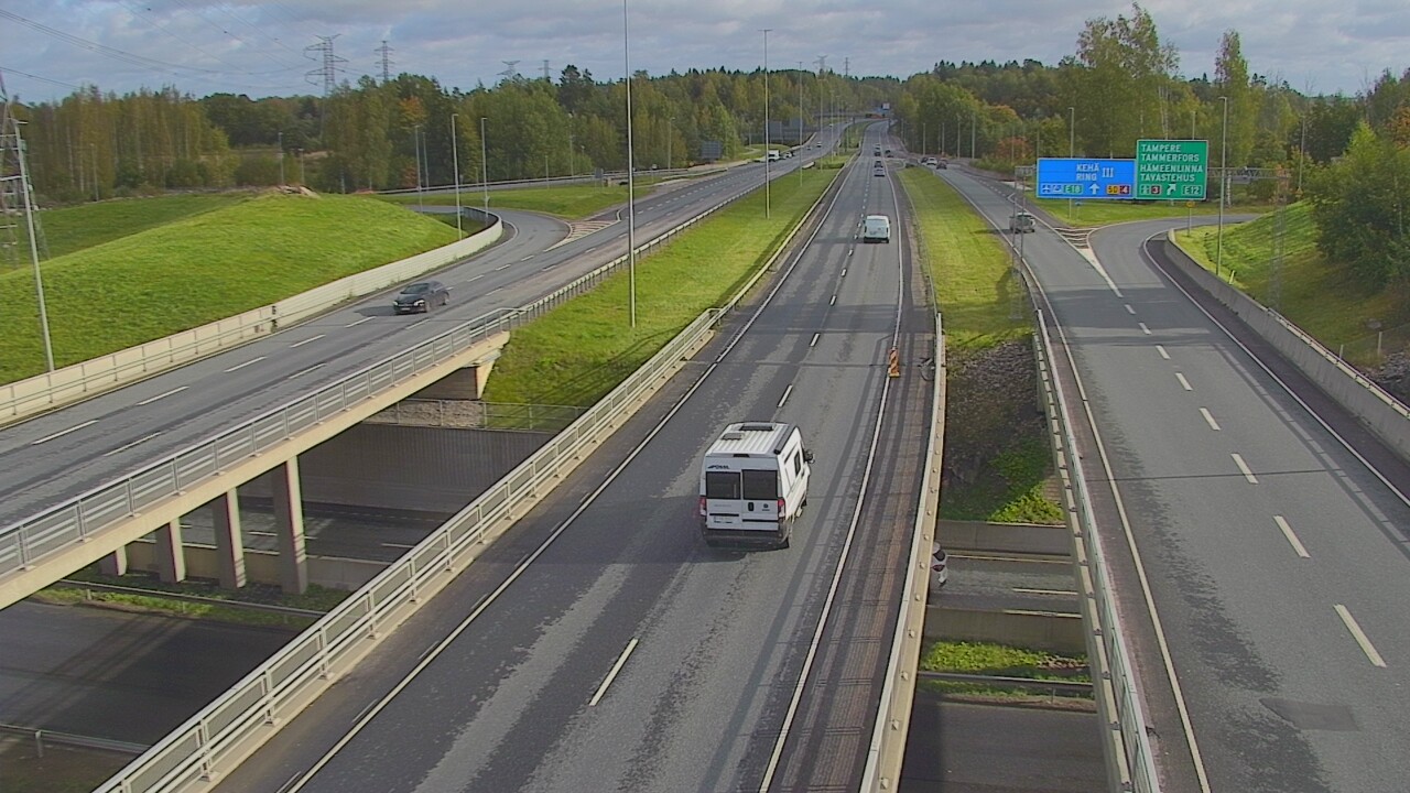 Weather Camera Image Road 50 Vantaa Hämeenlinnanväylä, Vantaa, Uusimaa