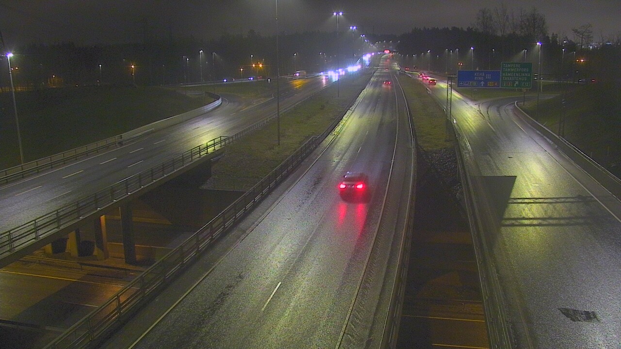 Weather Camera Image Road 50 Vantaa Hämeenlinnanväylä, Vantaa, Uusimaa