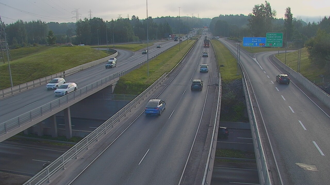 Weather Camera Image Road 50 Vantaa Hämeenlinnanväylä, Vantaa, Uusimaa