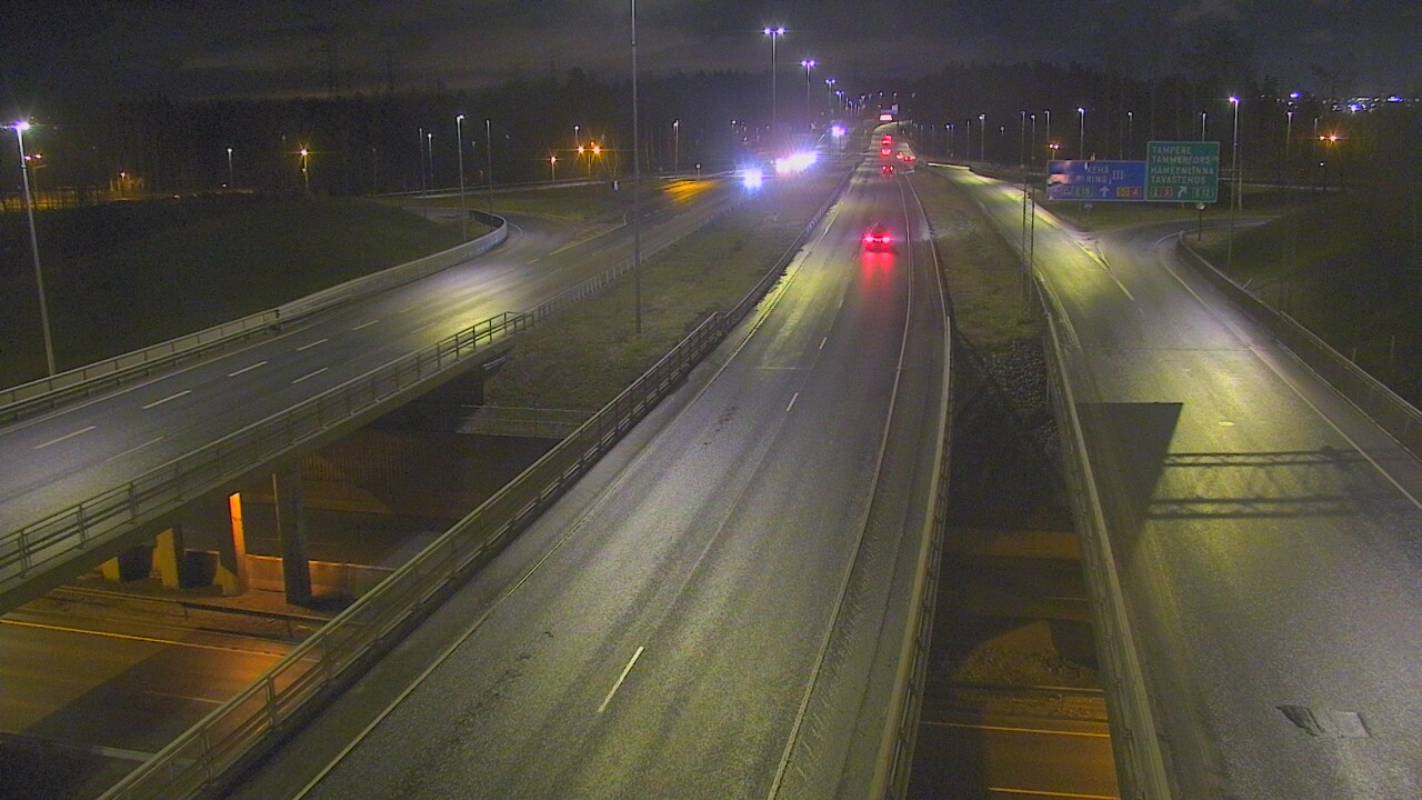 Weather Camera Image Road 50 Vantaa Hämeenlinnanväylä, Vantaa, Uusimaa