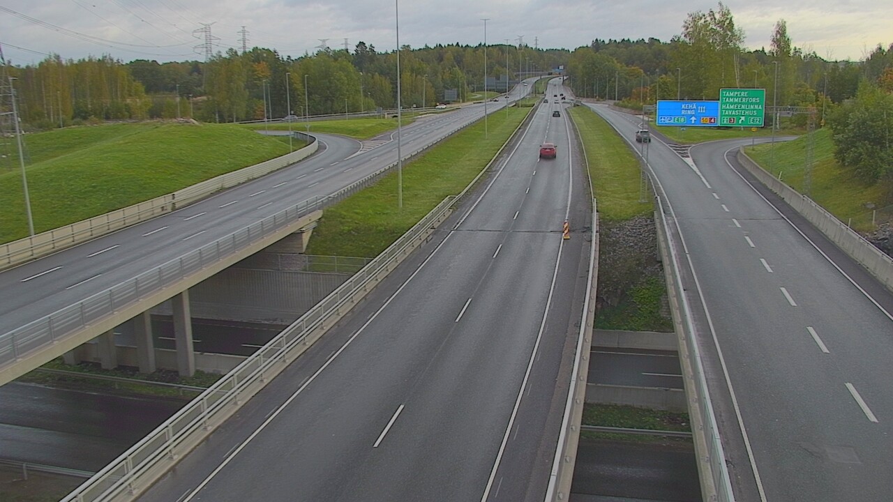 Weather Camera Image Road 50 Vantaa Hämeenlinnanväylä, Vantaa, Uusimaa