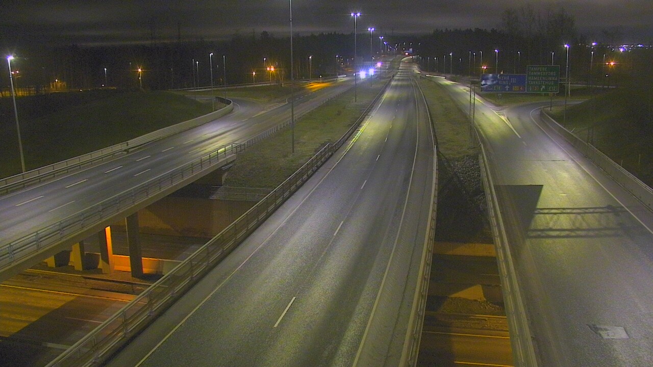 Weather Camera Image Road 50 Vantaa Hämeenlinnanväylä, Vantaa, Uusimaa