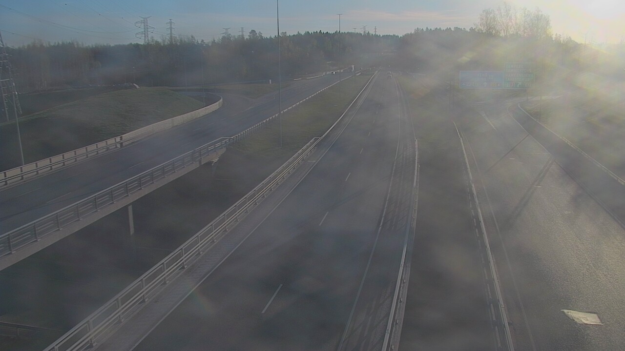 Weather Camera Image Väg 50 Vanda Tavastehusleden, Vantaa, Uusimaa