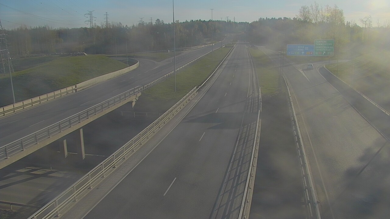 Weather Camera Image Väg 50 Vanda Tavastehusleden, Vantaa, Uusimaa