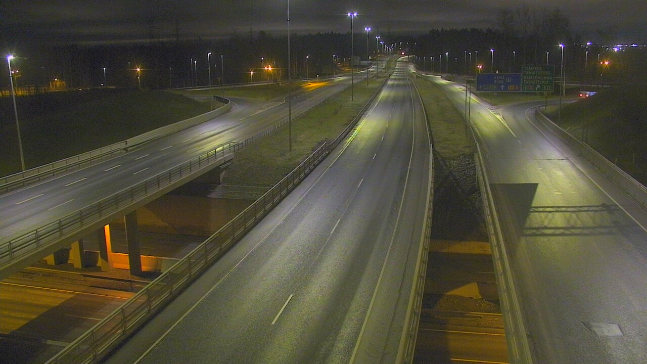 Weather Camera Image Road 50 Vantaa Hämeenlinnanväylä, Vantaa, Uusimaa