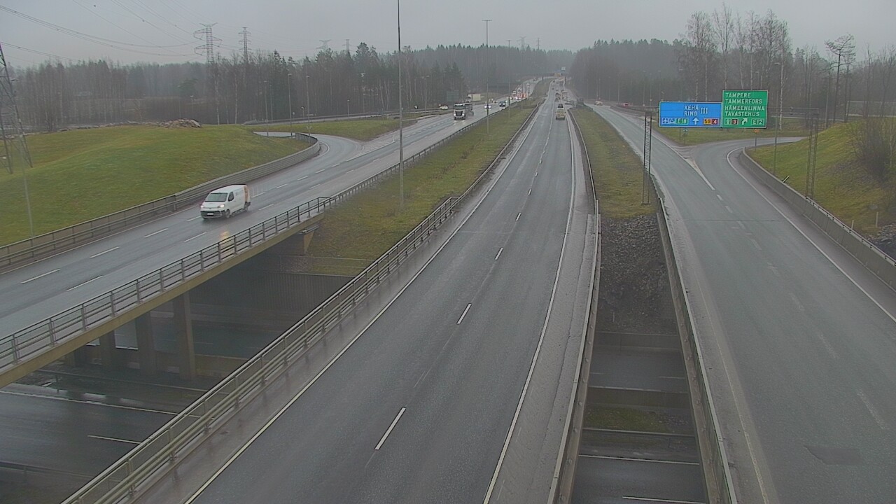 Weather Camera Image Väg 50 Vanda Tavastehusleden, Vantaa, Uusimaa