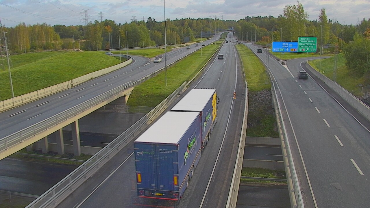 Weather Camera Image Road 50 Vantaa Hämeenlinnanväylä, Vantaa, Uusimaa