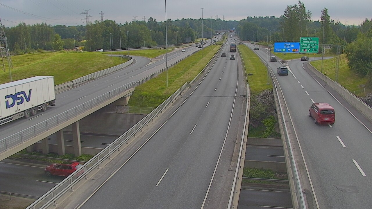 Weather Camera Image Road 50 Vantaa Hämeenlinnanväylä, Vantaa, Uusimaa