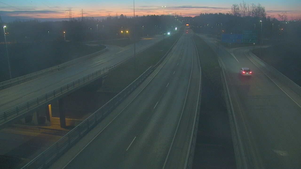 Weather Camera Image Väg 50 Vanda Tavastehusleden, Vantaa, Uusimaa