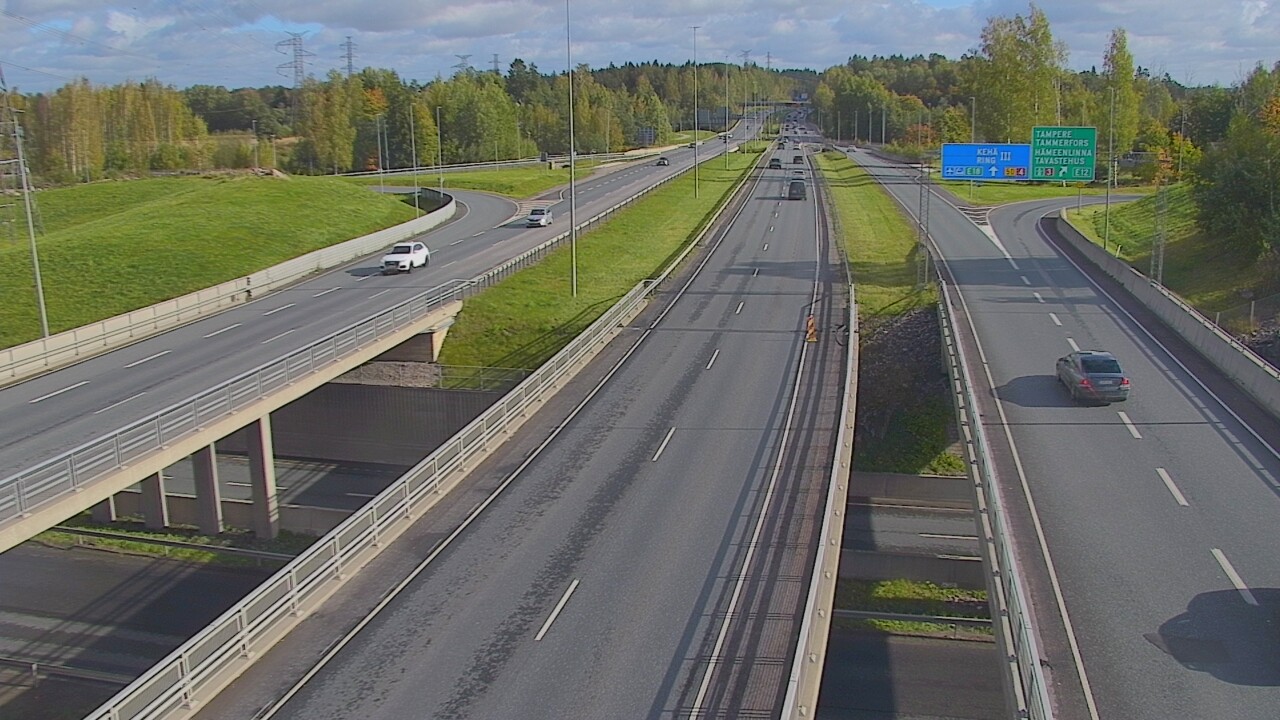 Weather Camera Image Road 50 Vantaa Hämeenlinnanväylä, Vantaa, Uusimaa