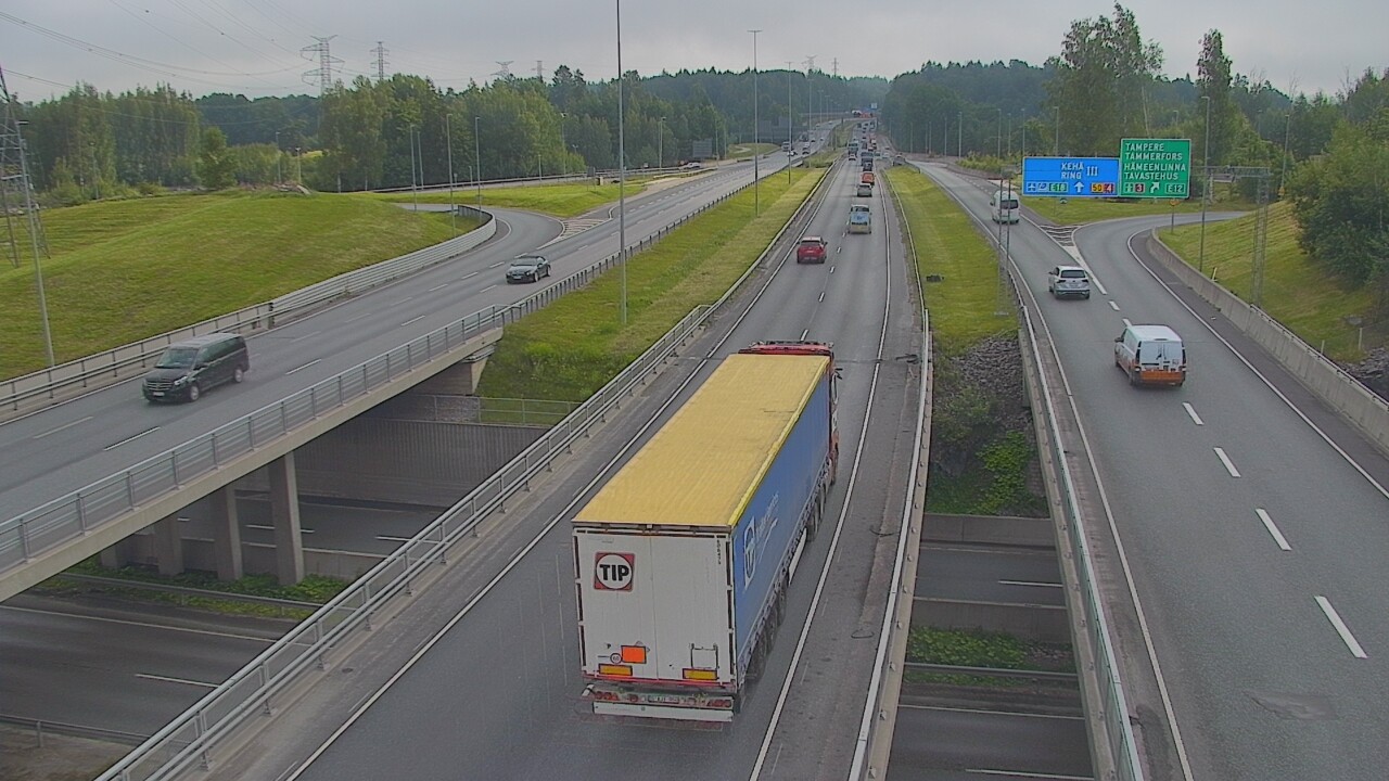 Weather Camera Image Road 50 Vantaa Hämeenlinnanväylä, Vantaa, Uusimaa