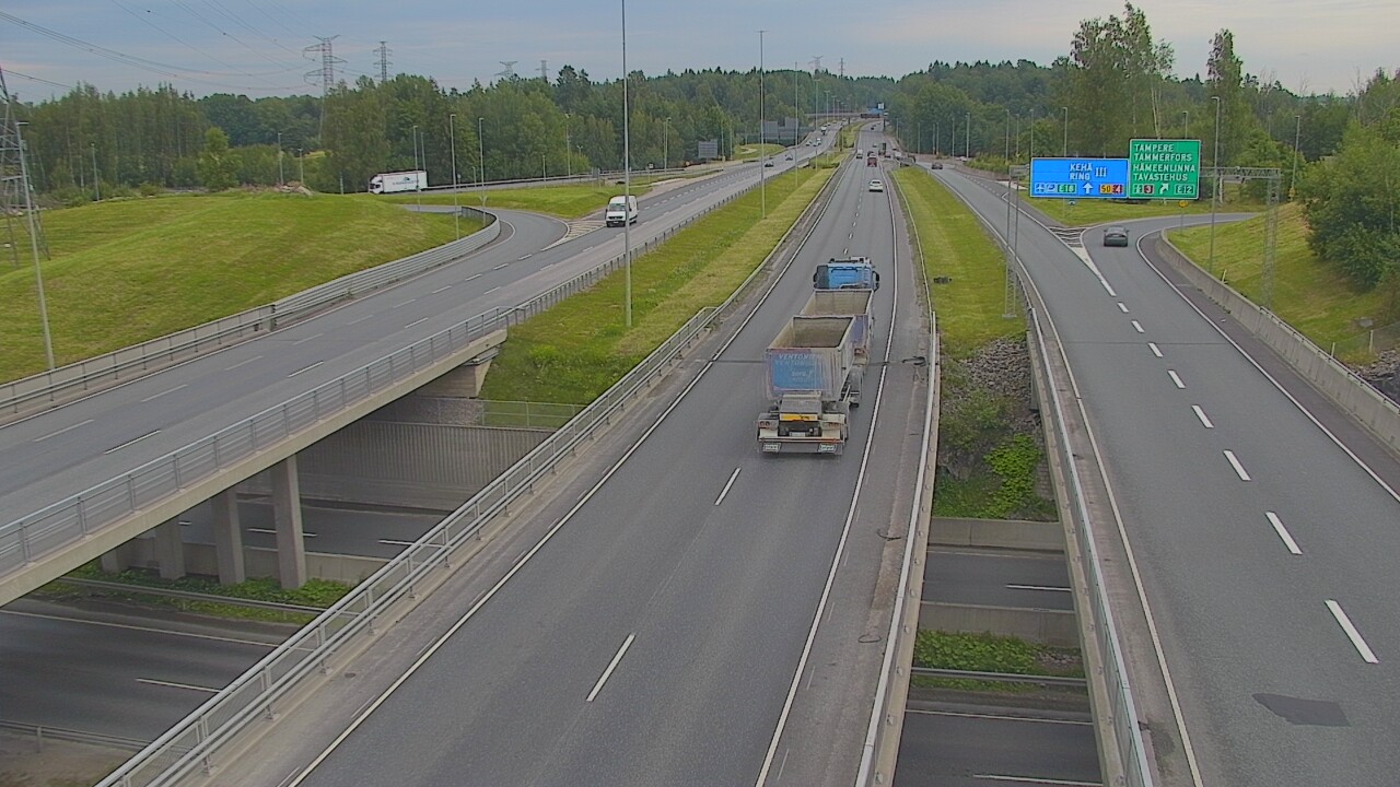 Weather Camera Image Road 50 Vantaa Hämeenlinnanväylä, Vantaa, Uusimaa