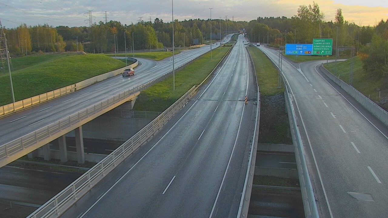 Weather Camera Image Road 50 Vantaa Hämeenlinnanväylä, Vantaa, Uusimaa