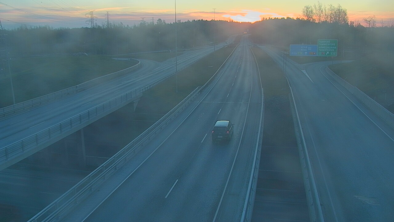 Weather Camera Image Väg 50 Vanda Tavastehusleden, Vantaa, Uusimaa