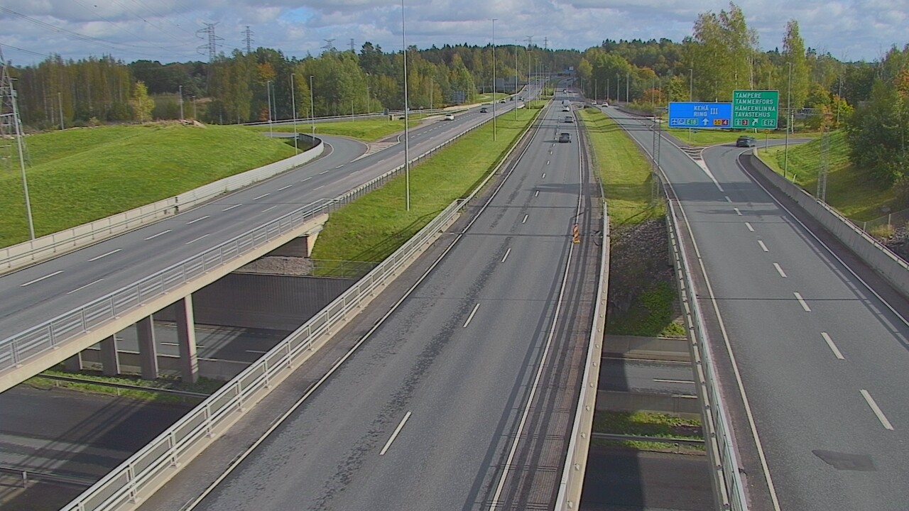 Weather Camera Image Road 50 Vantaa Hämeenlinnanväylä, Vantaa, Uusimaa
