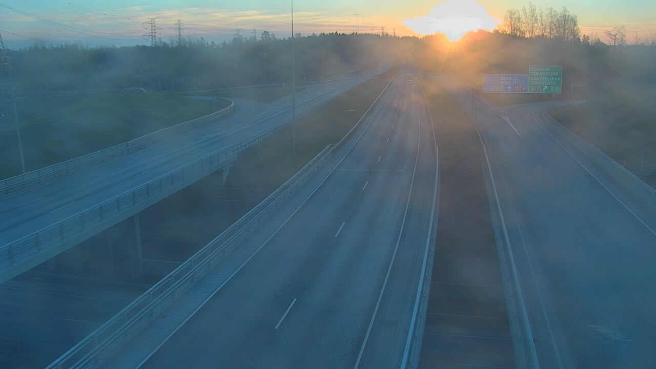 Weather Camera Image Väg 50 Vanda Tavastehusleden, Vantaa, Uusimaa
