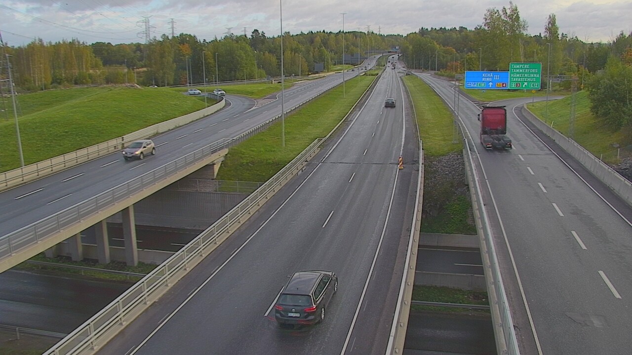 Weather Camera Image Road 50 Vantaa Hämeenlinnanväylä, Vantaa, Uusimaa