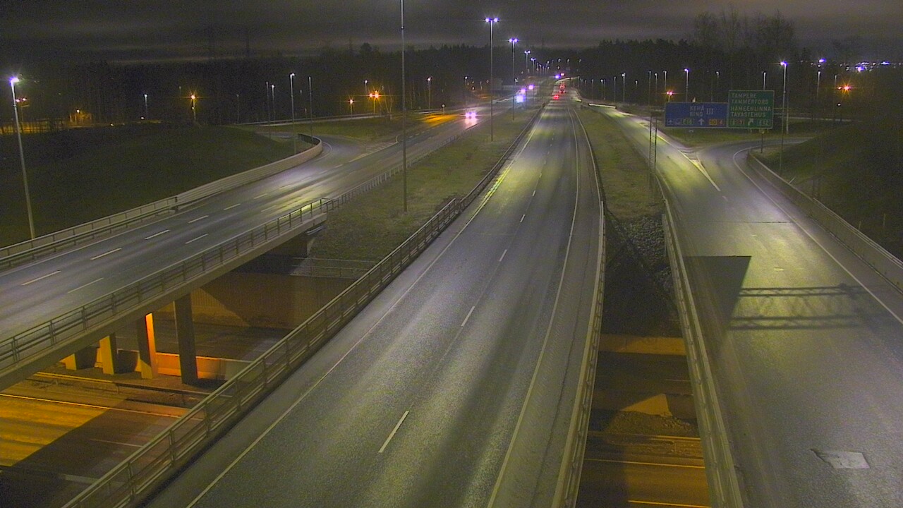 Weather Camera Image Road 50 Vantaa Hämeenlinnanväylä, Vantaa, Uusimaa