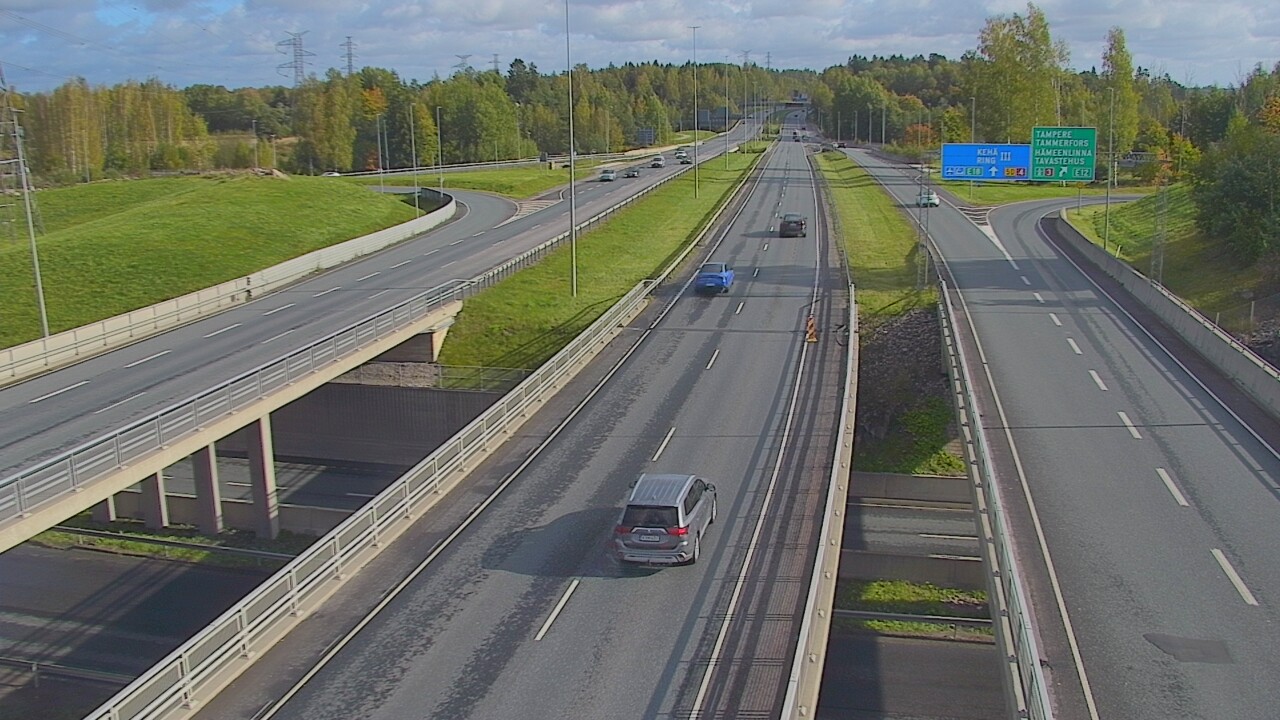 Weather Camera Image Road 50 Vantaa Hämeenlinnanväylä, Vantaa, Uusimaa