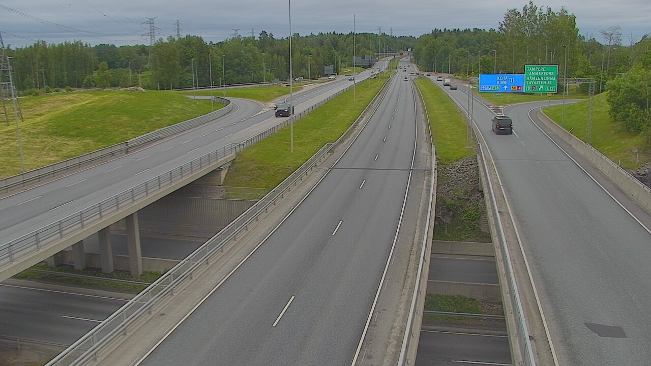 Weather Camera Image Road 50 Vantaa Hämeenlinnanväylä, Vantaa, Uusimaa