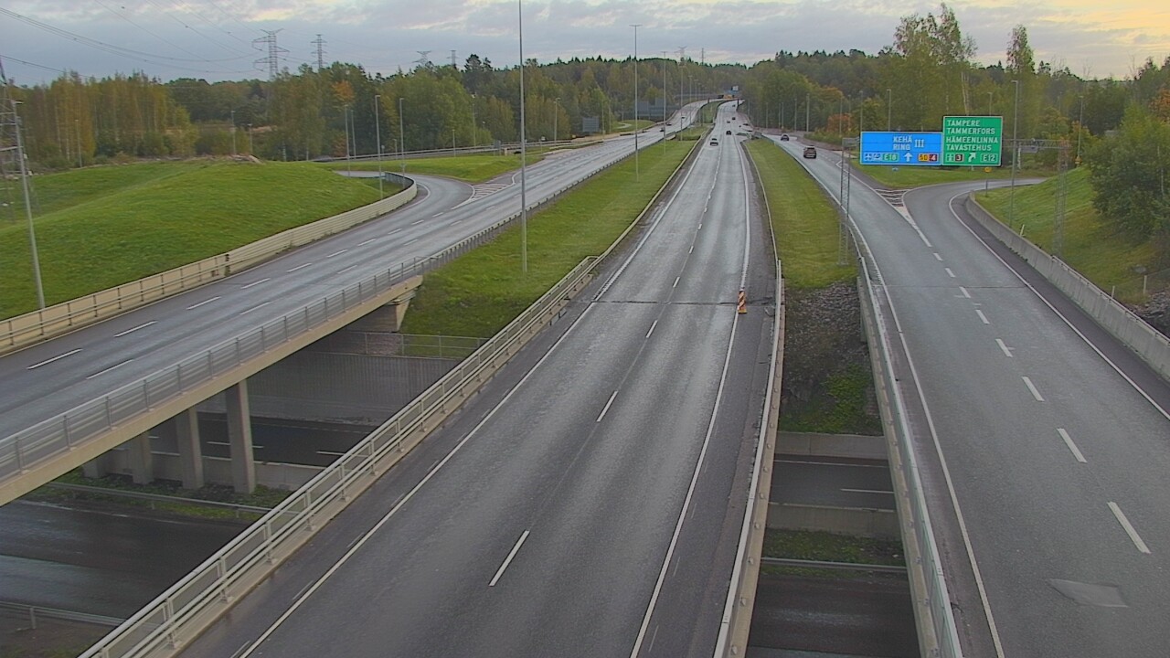 Weather Camera Image Road 50 Vantaa Hämeenlinnanväylä, Vantaa, Uusimaa