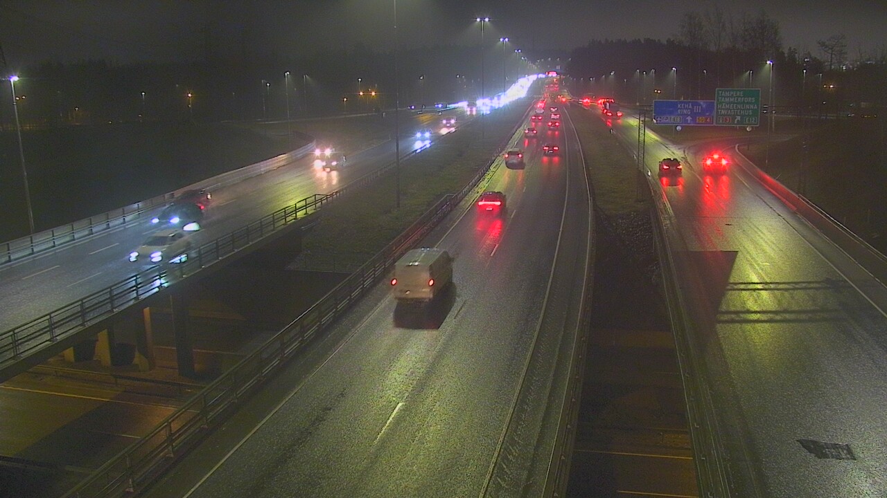Weather Camera Image Road 50 Vantaa Hämeenlinnanväylä, Vantaa, Uusimaa