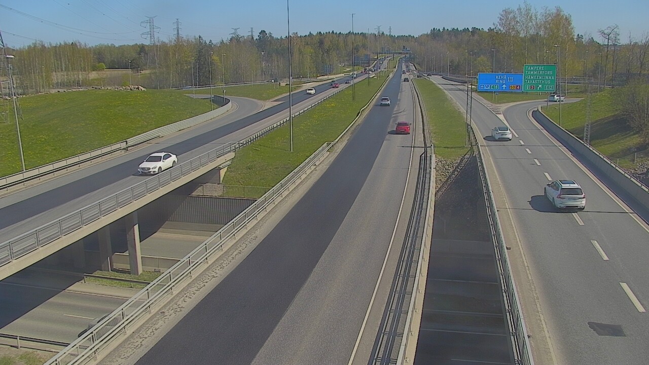 Weather Camera Image Väg 50 Vanda Tavastehusleden, Vantaa, Uusimaa